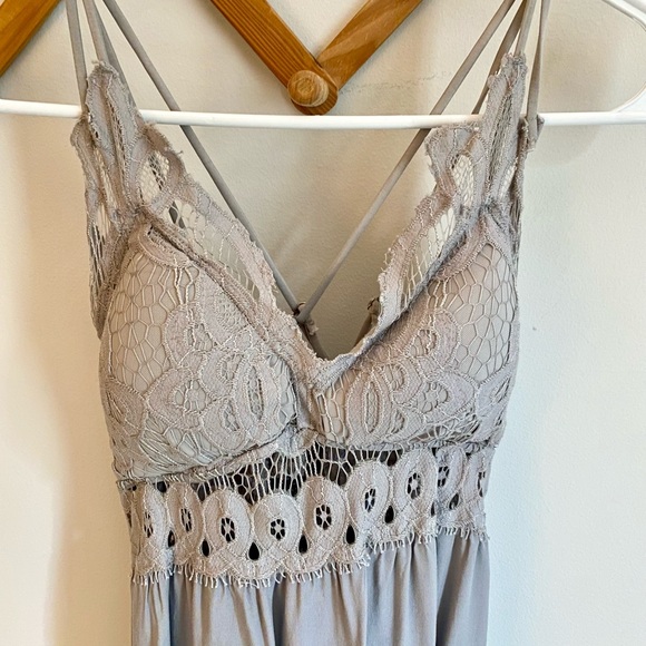 NWOT Lace Boho Maxi Dress - S - Picture 3 of 5